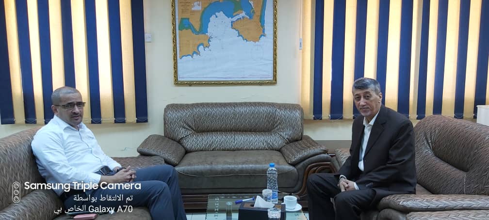 The Chairman of YGAPC Board of Directors meets the Chamber of Commerce Chairman in Aden